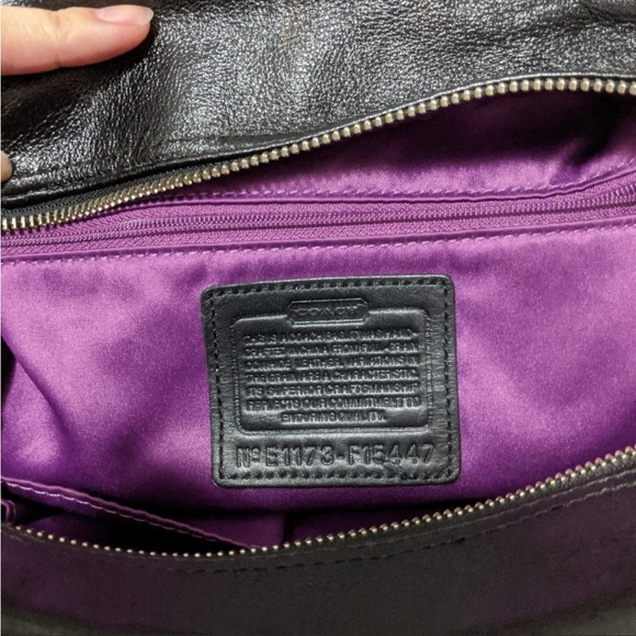 Coach Leather Carryall Satchel Handbag - Picture 6 of 11